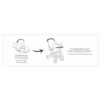 Poussette de poupée Smoby Maxi-Cosi Poussette + Landau Sauge