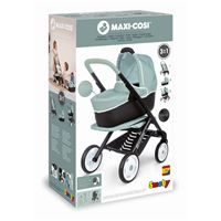 Poussette de poup e Smoby Maxi Cosi Poussette Jumeaux Sauge