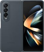Coque en cuir pour Samsung Galaxy Z Fold 4 Gris anthracite