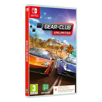 Gear Club Unlimited (Code dans la boîte) Jeu Switch