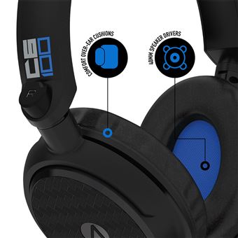 Pack Casque Gaming filaire + Support Stealth C6100 Noir carbone