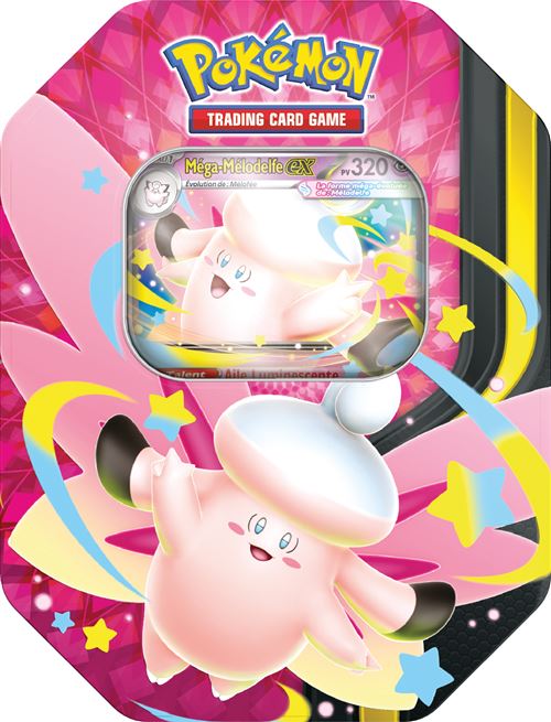 Pokémon : Méga de Lune – Méga Mélodelfe ex 4 boosters et 1 Carte Promo Brillante