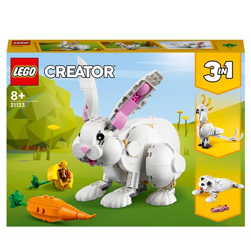 LEGO® Creator 3-en-1 31133 Le lapin blanc