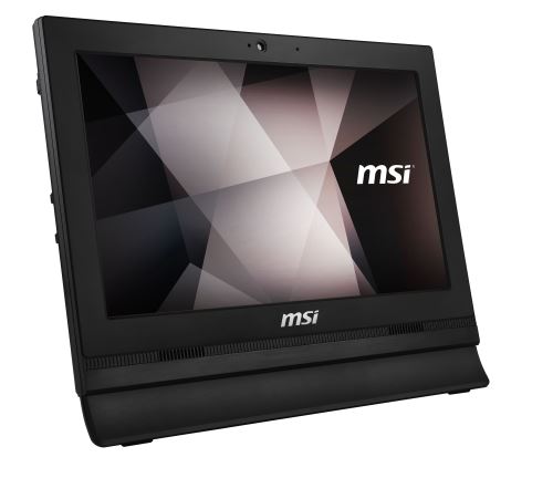 MSI Pro 16T 7M 023XEU - Alles-in-één - 1 x Celeron 3865U - RAM 4 GB - HDD 500 GB - HD Graphics 610 - GigE - WLAN: Bluetooth, 802.11ac - geen OS - monitor: LED 15.6 1366 x 768 (HD) aanraakscherm