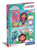 Puzzle 2 x 60 pièces Clementoni Gabby's Dollhouse