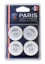 Set de 4 balles de Babyfoot en liège PSG Extra Blanc