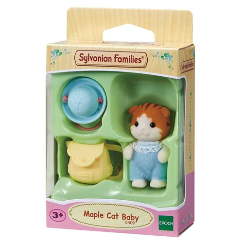 Figurine Sylvanian Families Le Bebe Chat Roux Moyenne Figurine Achat Prix Fnac