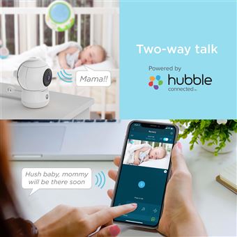 Caméra Vidéo pour Bébé Motorola Peekaboo Wifi Blanc