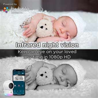 Caméra Vidéo pour Bébé Motorola Peekaboo Wifi Blanc