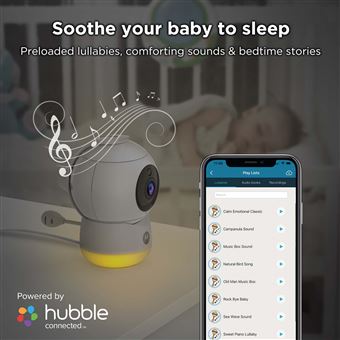 Caméra Vidéo pour Bébé Motorola Peekaboo Wifi Blanc