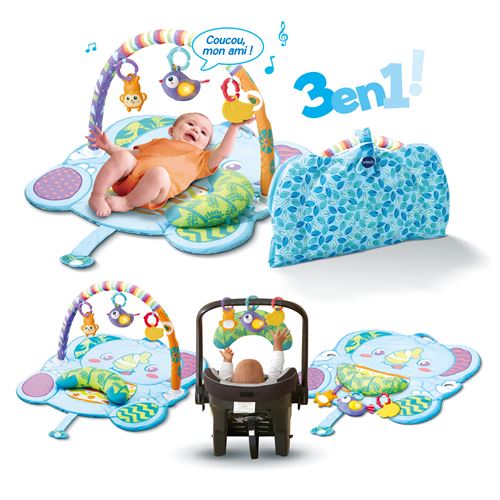8 15 Sur Jeu D Eveil Vtech Baby Mon Tapis Musical Elephanteau Achat Prix Fnac