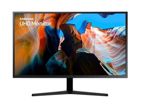 Samsung U32J590UQR - UJ59 Series - LED-monitor - 32 (31.5 zichtbaar) - 3840 x 2160 4K @ 60 Hz - VA - 270 cd/m² - 3000:1 - 4 ms - 2xHDMI, DisplayPort - donkergrijs/blauw