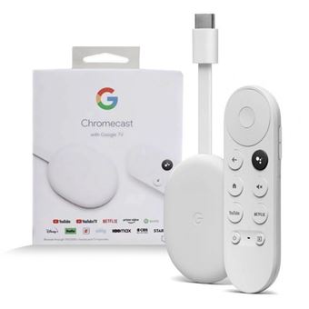 Chromecast avec Google TV avec adaptateur secteur USB 5W  inclus