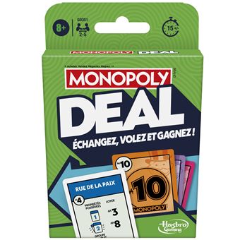 Hasbro Klassiekspel Monopoly Deal Franstalige Versie - 1