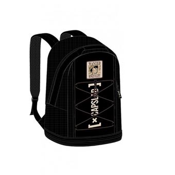 Cartable scolaire Capslab Sac borne extensible One Piece Noir