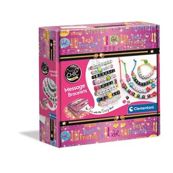 Kit créatif Clementoni Messages Bracelets