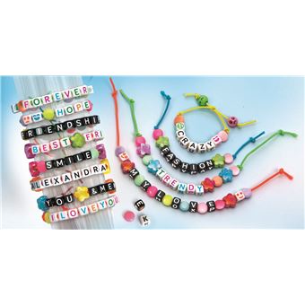 Kit créatif Clementoni Messages Bracelets