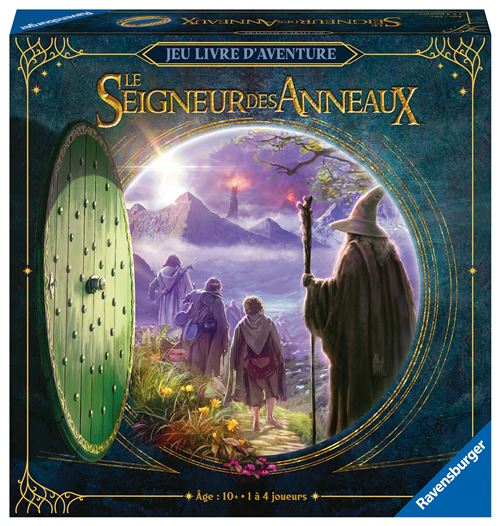 Boite de Jeu classique Ravensburger Le Seigneur des Anneaux Livre d'Aventure