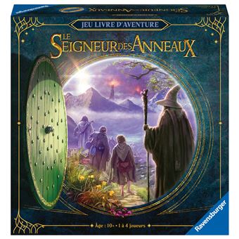 Jeu classique Ravensburger Le Seigneur des Anneaux Livre d'Aventure