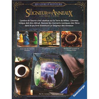 Jeu classique Ravensburger Le Seigneur des Anneaux Livre d'Aventure