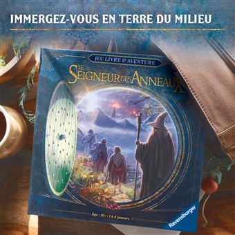 Jeu classique Ravensburger Le Seigneur des Anneaux Livre d'Aventure