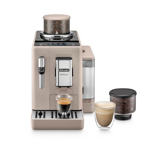 Expresso avec broyeur Delonghi Rivelia FEB4435.BG 1450 W Beige Sable - Delonghi