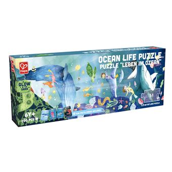 Puzzle XXL 200 pièces Hape Vie Aquatique