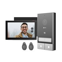 Kit Visiophone connecté Ezviz HP7 2 Familles intérieure - extérieure Noir et Gris