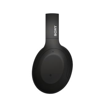 Sony h.ear on 3 WH-H910N - Koptelefoon met micro - over oor - Bluetooth - draadloos - NFC - actieve geluidsdemping - 3,5 mm-stekker - zwart