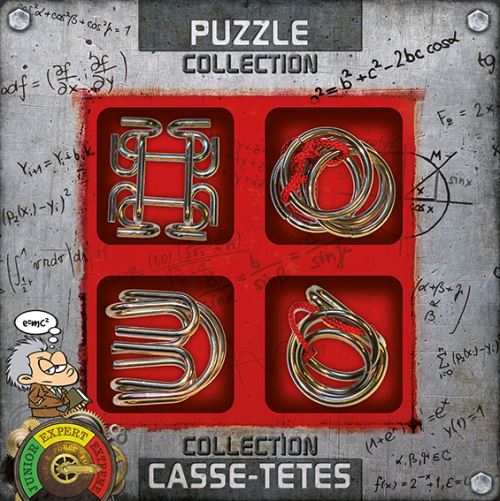 Coffret de 4 casse-têtes en métal Gigamic Extrême