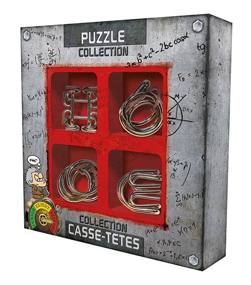 Coffret de 4 casse-têtes en métal Gigamic Extrême - Puzzle - Achat & prix