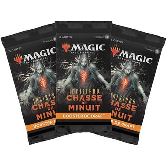 Pack de 3 Boosters Draft Collector Magic The Gathering Innistrad W