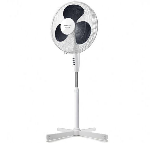Ventilateur sur pied Alpatec by Taurus GRECO 16 C 40 cm 40 W Blanc et Noir
