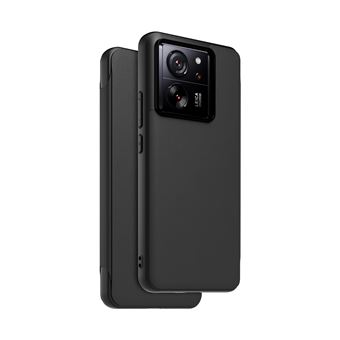 Etui à rabat au touché peau avec dragonne amovible Made For Xiaomi pour Xiaomi 13T et 13T Pro Noir - 1