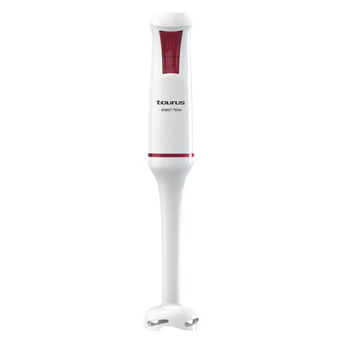 Mixeur Plongeant Taurus Robot 750 Blanc Rouge