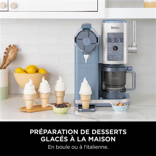 Ninja Machine à glace italienne et sorbetière Creami SPIN - NC701BU Ninja Machine à glace italienne et sorbetière Creami SPIN - NC701BU