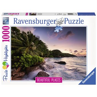 Puzzle 1000 pièces Ravensburger Île Praslin Seychelles