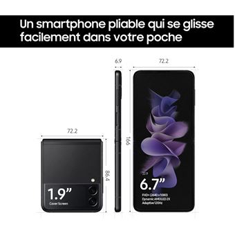 Smartphone Samsung Galaxy Z Flip 3 5G 128 Go Noir