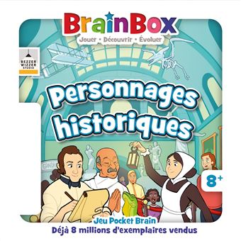 Jeu de société Asmodee BrainBox Pocket Personnages Historiques