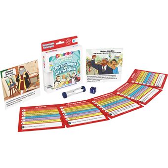 Jeu de société Asmodee BrainBox Pocket Personnages Historiques