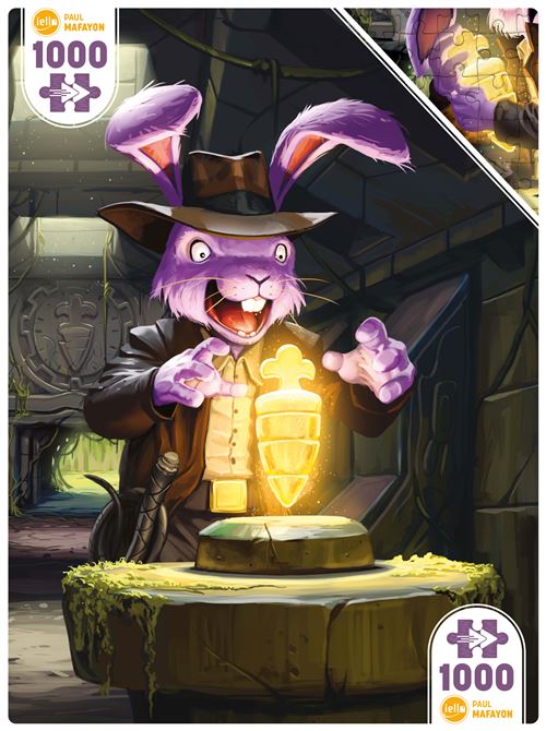 Puzzle 1000 pièces Iello Twist Bunny Kingdom Explorer