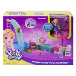 Playset Polly Pocket La Piscine Toboggan