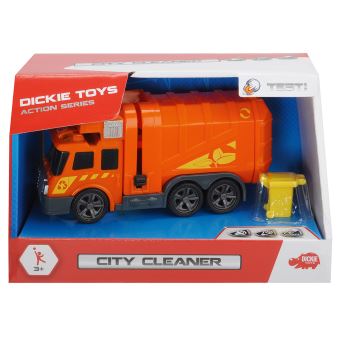 Camion de poubelle Dickie City Cleaner 15 cm