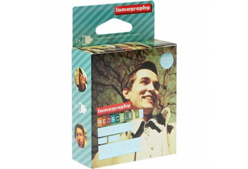 Film négatif 24x36 Lomography Redscale XR 50-200iso 36poses pack de 3 pellicules