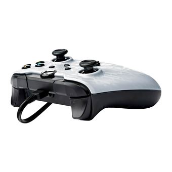 Manette filaire Pdp pour Xbox Séries X/S Blanc camouflage