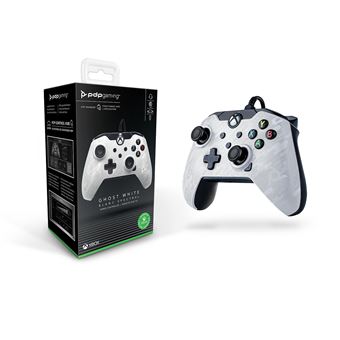 Manette filaire Pdp pour Xbox Séries X/S Blanc camouflage