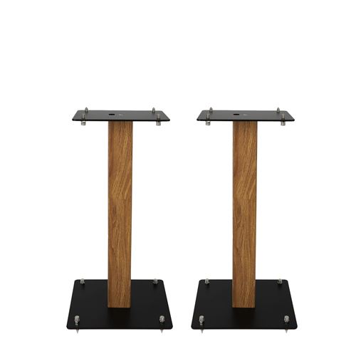 Pieds d'Enceintes Enova Hifi Majesty 50 Noir et Bois – Vendus par Paire