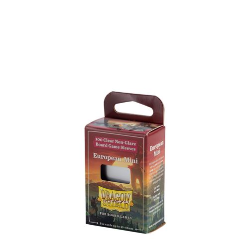 Pack 100 protège-cartes Board Game Sleeves Dragon Shield European Mini 45 x 68 mm - Lee cooper