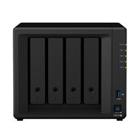 Synology DiskStation NAS Server DS918 + 4-Bay 4GB Zwart
