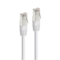 GOOBAY Câble Ethernet Cat6 10 Mètres Non Blindé Blanc 1x RJ45 Coudé